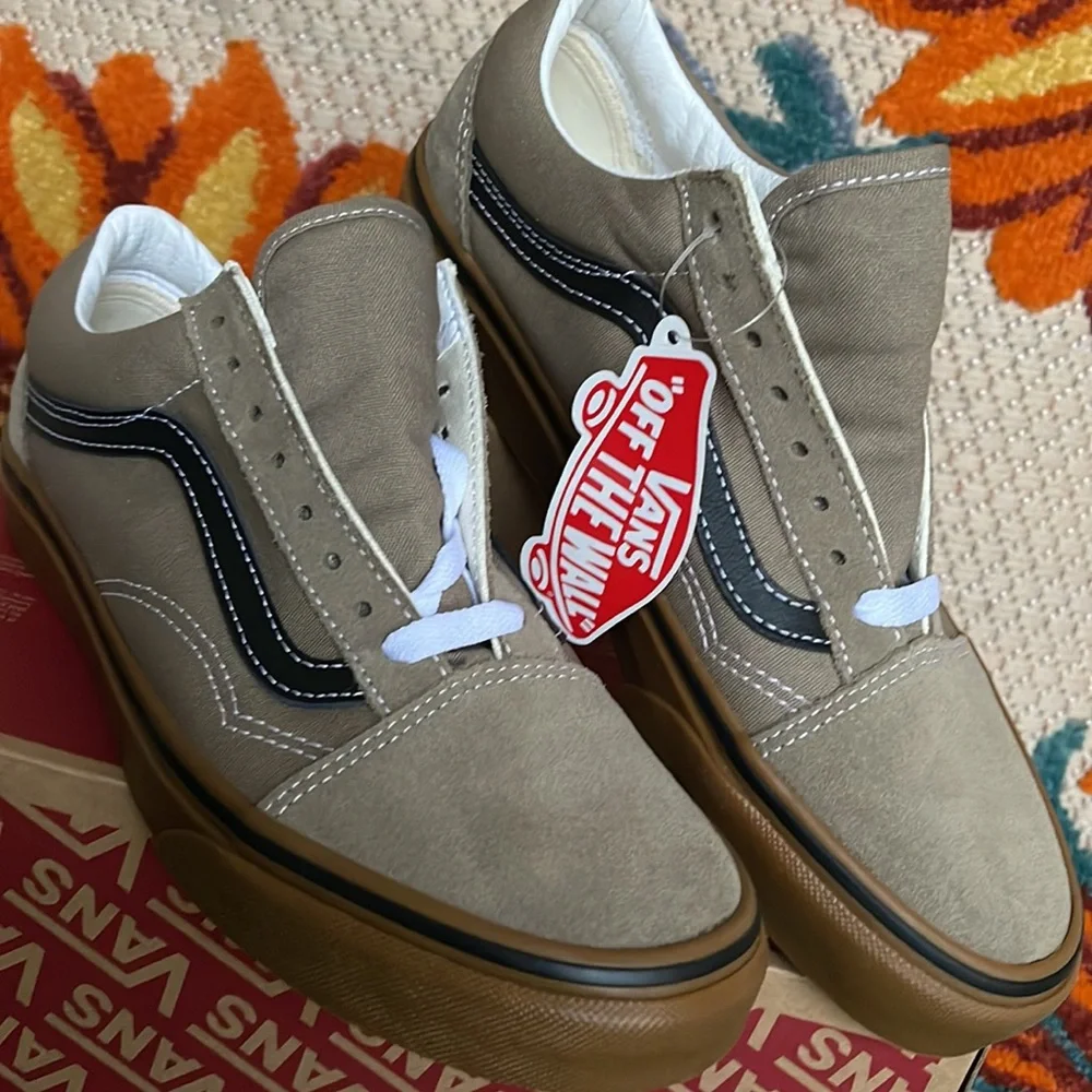 Vans Old School Gum Timber Wolf/Black WMNS sneakers - Picture 7 of 16
